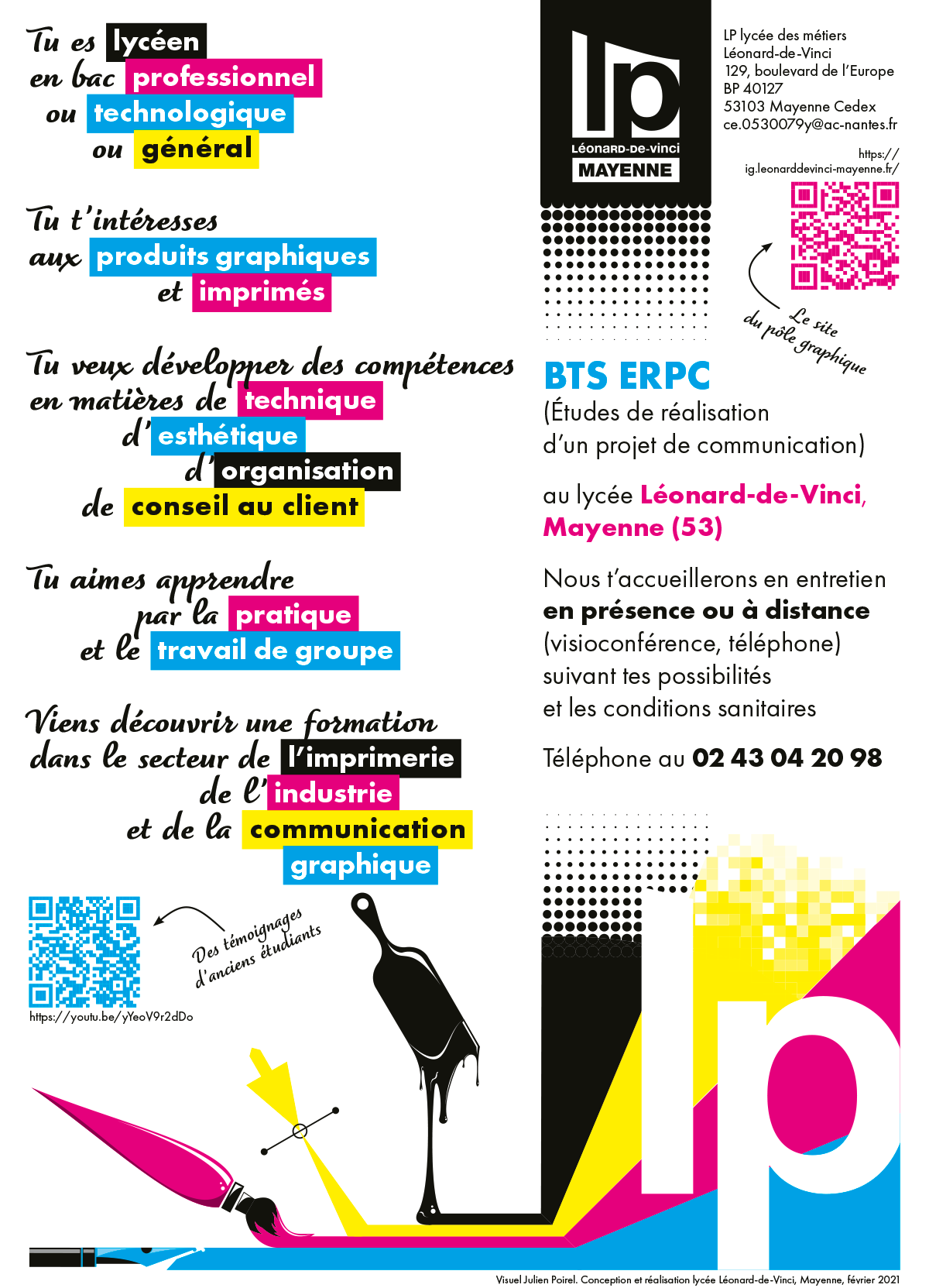 Affiche recrutement BTS ERPC